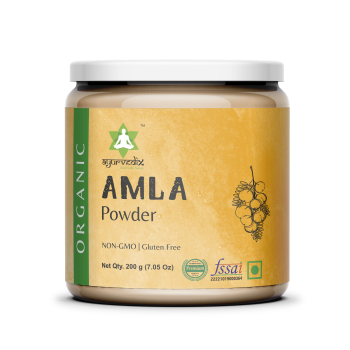 Ayurvedix Organic Amla Powder / Indian Gooseberry Powder (Malanelli, Amalakkamu, Usirikai ) – 200gm 7.05 Oz.